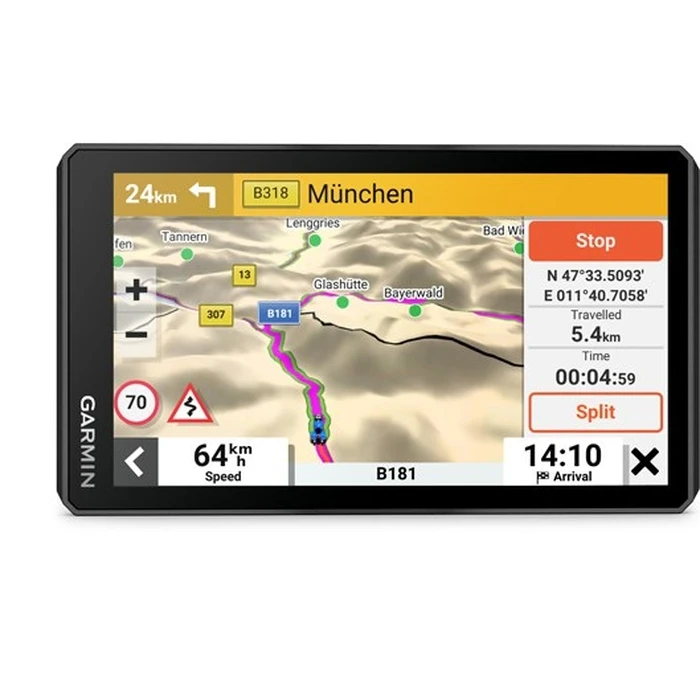 Συσκευή Πλοήγησης Garmin ZUMO XT2 MT-S navigator Handheld/Fixed 15.2cm (6") Touchscreen 340 g Black