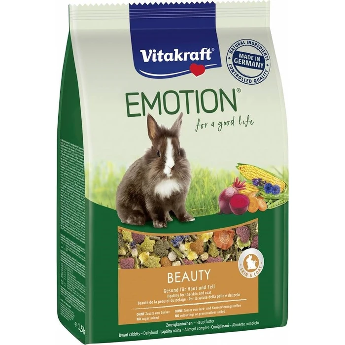Τροφή Τρωκτικών Vitakraft EMOTION BEAUTY - for rabbit - 600 g