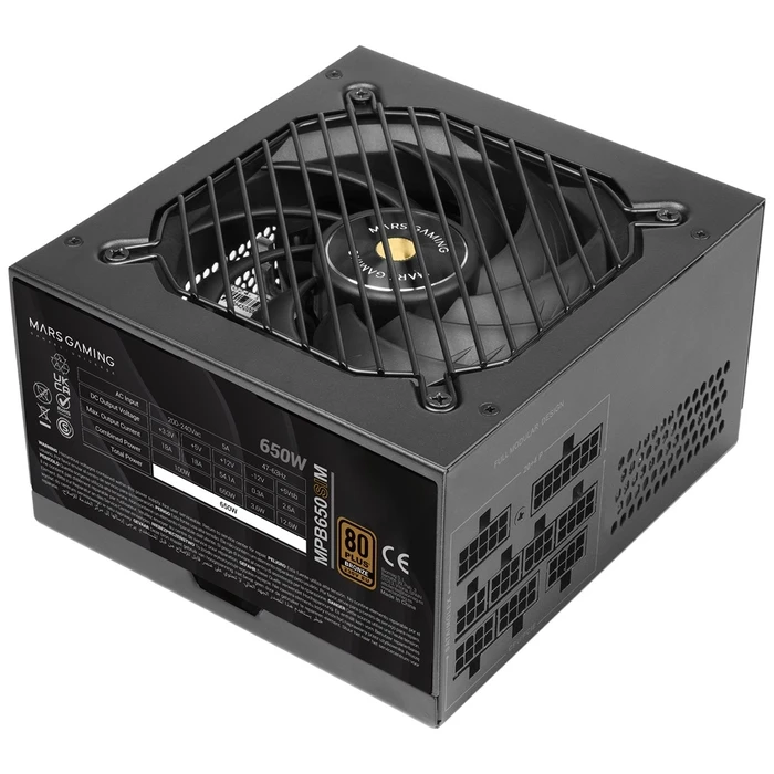 Τροφοδοτικό Υπολογιστή Tacens MARS MPB650SIM 650W DC-DC 80PLUS BRONZE