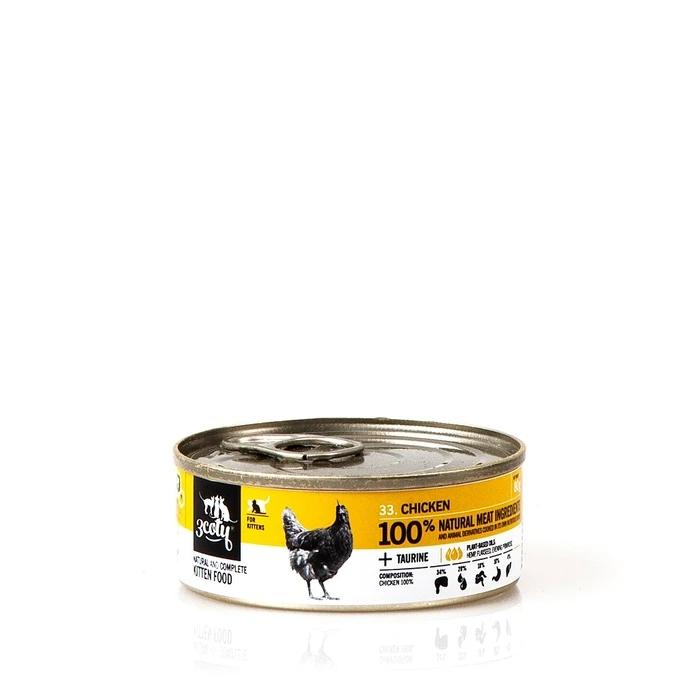Υγρή Τροφή Γάτας 3coty Chicken For kittens 80g