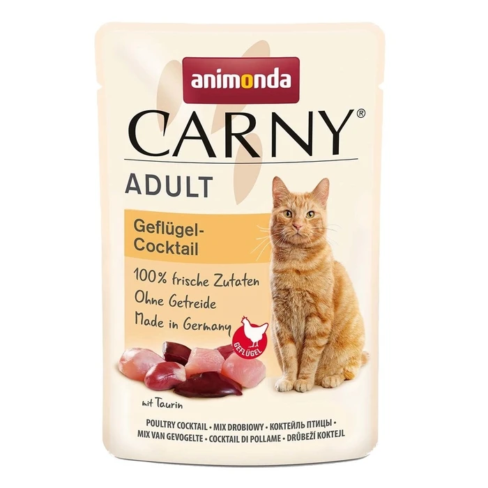 Υγρή Τροφή Γάτας Animonda Carny Adult Poultry cocktail 85g