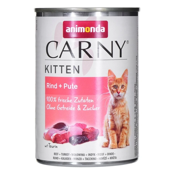 Υγρή Τροφή Γάτας Animonda Carny Kitten Beef Turkey 400 g