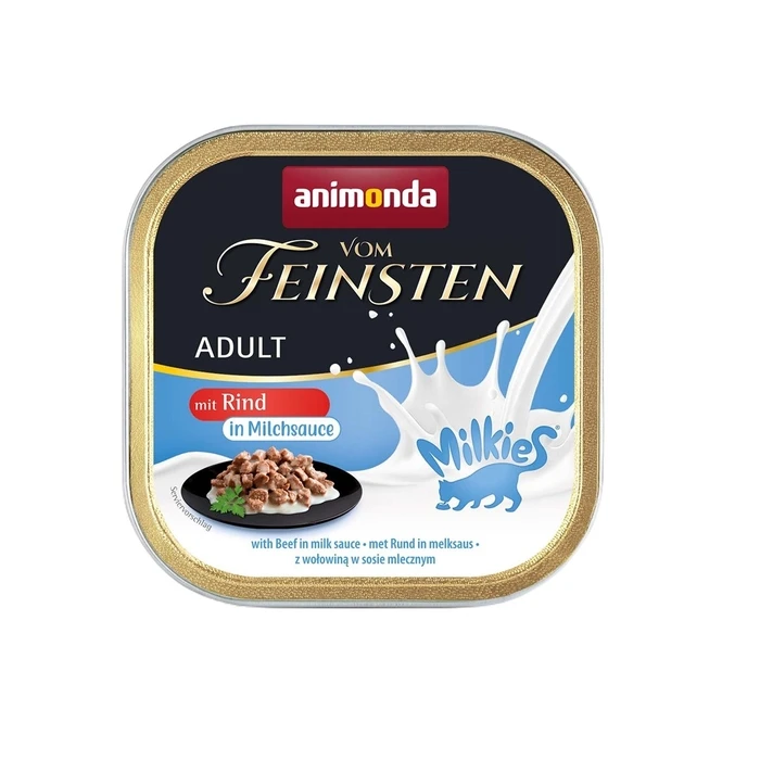 Υγρή Τροφή Γάτας Animonda Vom Feinsten Adult Milkies with Beef in Milk Sauce 100g