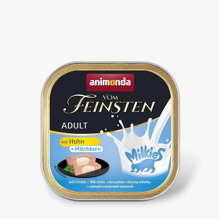 Υγρή Τροφή Γάτας Animonda Vom Feinsten Adult Milkies with Chicken and Milky Filling 100g