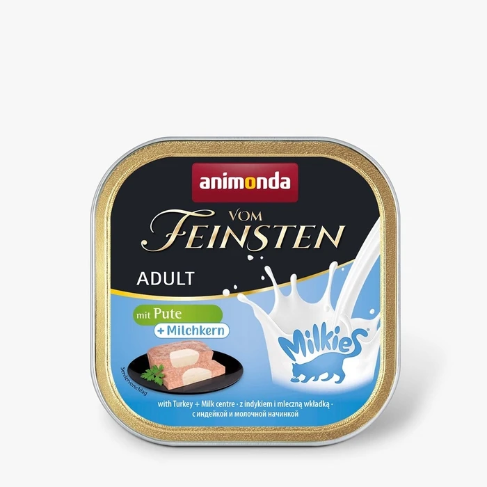 Υγρή Τροφή Γάτας Animonda Vom Feinsten Adult Milkies with Turkey and Milky Filling 100g
