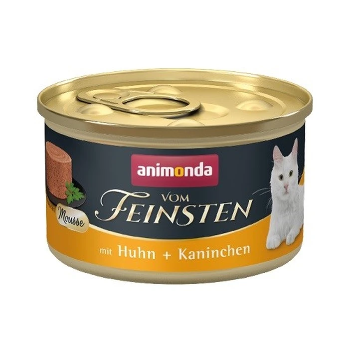 Υγρή Τροφή Γάτας Animonda Vom Feinsten Mousse Chicken and rabbit 85g