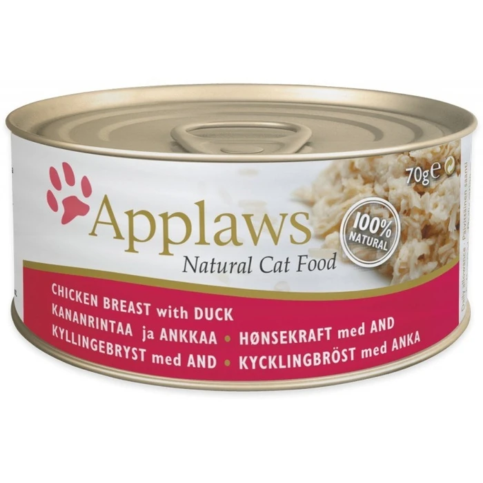 Υγρή Τροφή Γάτας Applaws Natural Cat Food Chicken breast with duck 70g