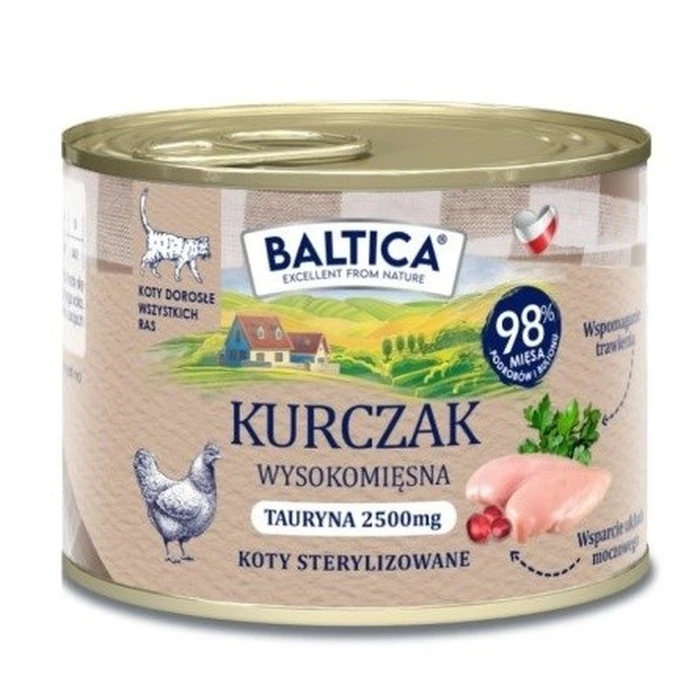 Υγρή Τροφή Γάτας Baltica Smaki regionów Chicken 185g