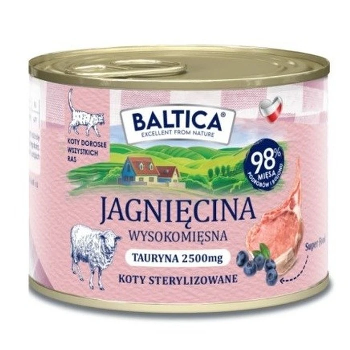 Υγρή Τροφή Γάτας Baltica Smaki regionów Lamb 185g