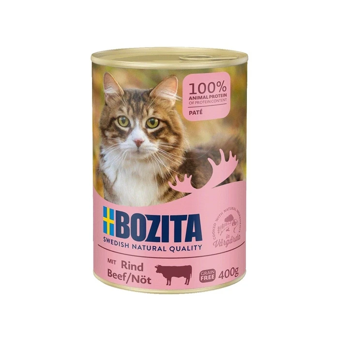 Υγρή Τροφή Γάτας Bozita Beef Pate 400g