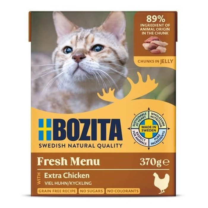 Υγρή Τροφή Γάτας Bozita Chicken in Jelly 370 g