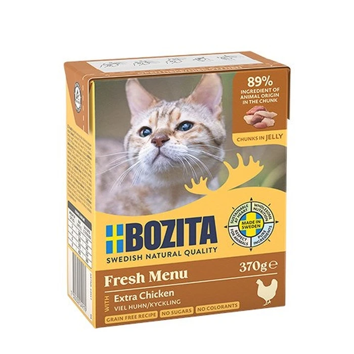 Υγρή Τροφή Γάτας Bozita Chicken in Jelly 370 g