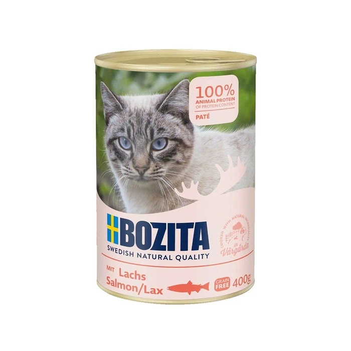 Υγρή Τροφή Γάτας Bozita Salmon Pate 400g