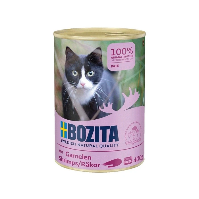 Υγρή Τροφή Γάτας Bozita Shrimp Pate 400g