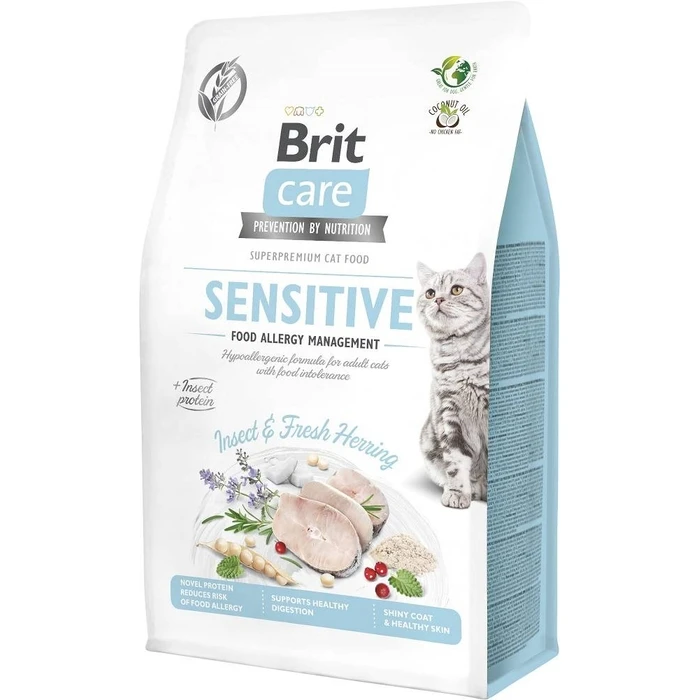 Υγρή Τροφή Γάτας Brit Care Grain-Free Adult Insect&Herring Sensitive 400g