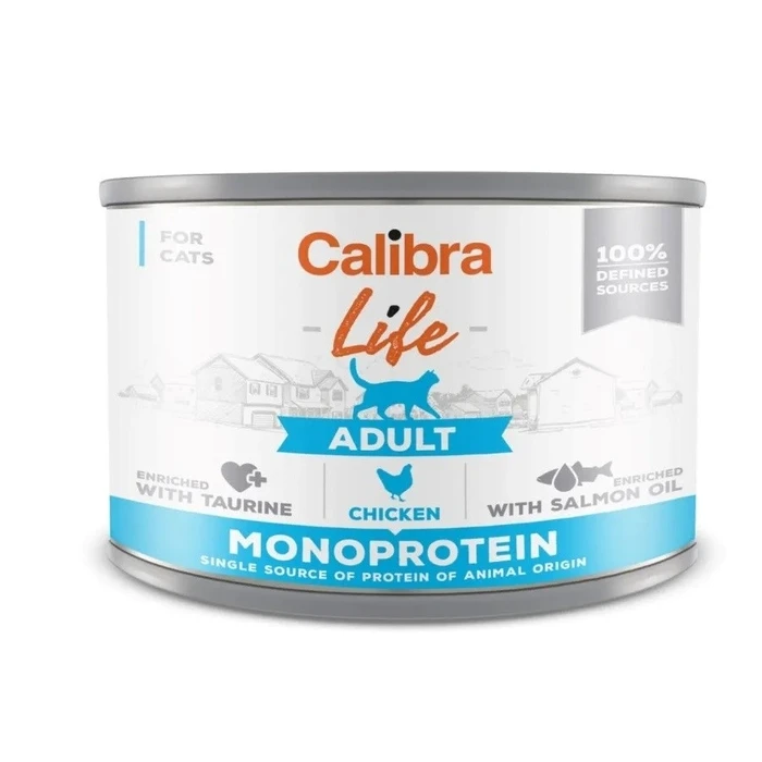 Υγρή Τροφή Γάτας Calibra Cat Life Adult Chicken 200g