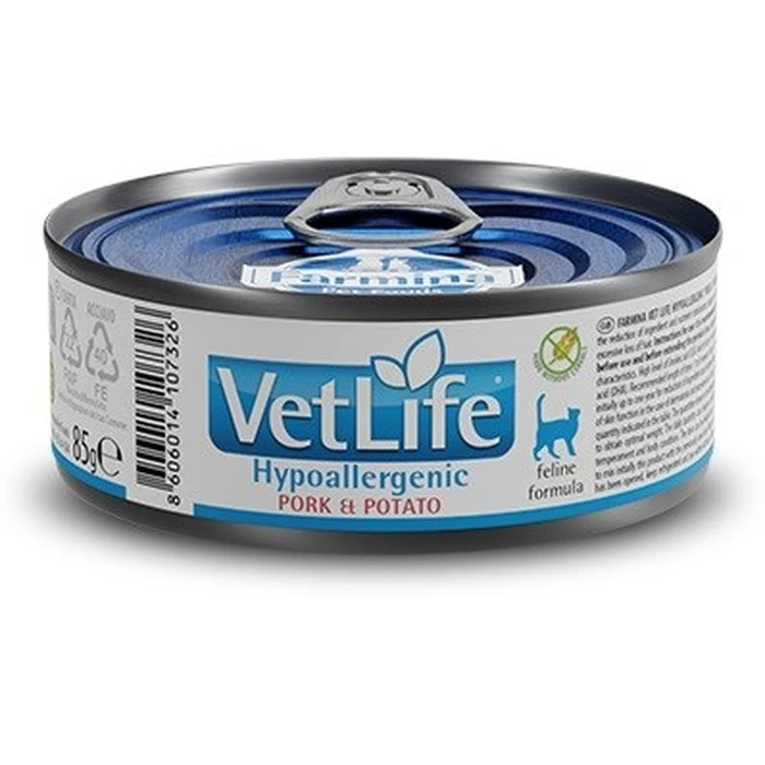 Υγρή Τροφή Γάτας Farmina Vet Life Hypoallergenic Pork & Potato 85 g