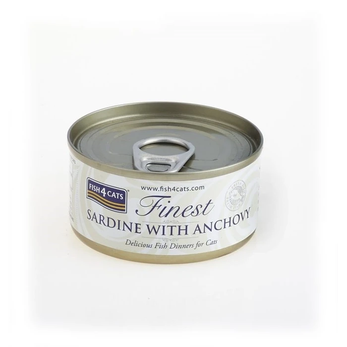 Υγρή Τροφή Γάτας Fish4Cats Sardine with anchovy 70g