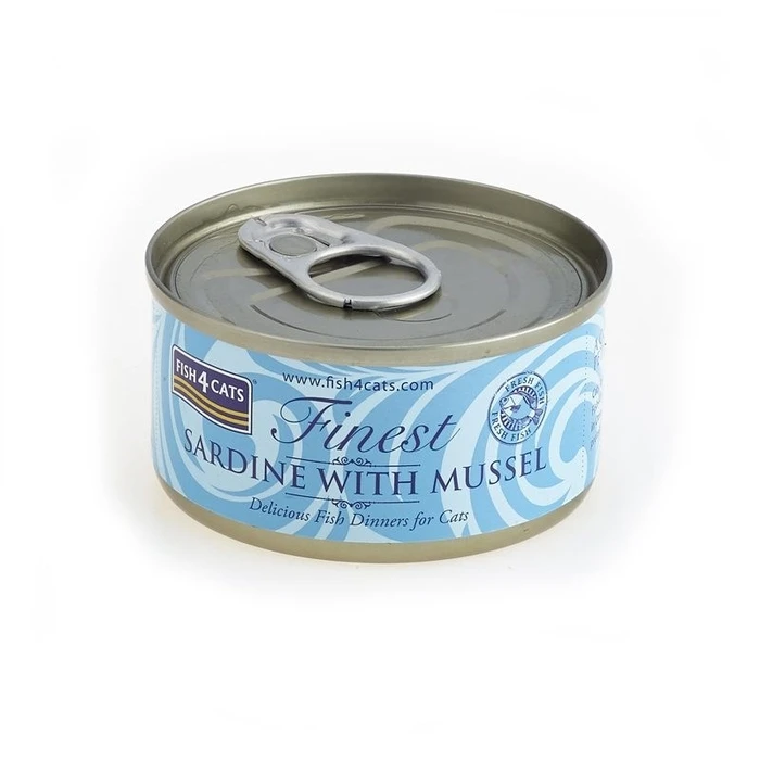 Υγρή Τροφή Γάτας Fish4Cats Sardine with mussel 70g