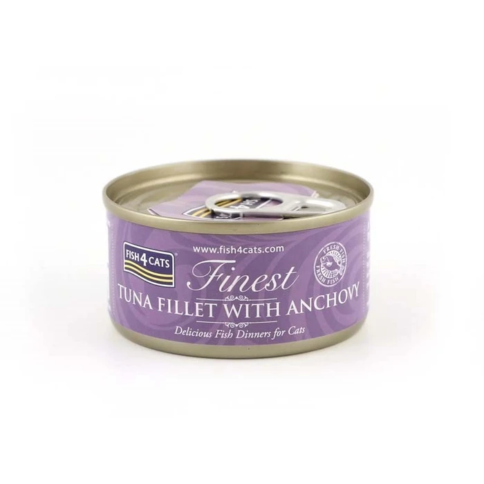 Υγρή Τροφή Γάτας Fish4Cats Tuna fillet with anchovy 70g