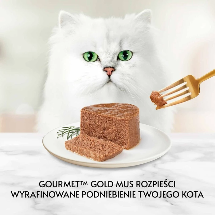Υγρή Τροφή Γάτας GOURMET GOLD - mousse with tuna 85g