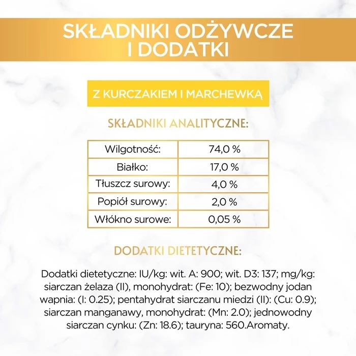 Υγρή Τροφή Γάτας GOURMET GOLD - Savoury Cake with Chicken and Carrot 85g