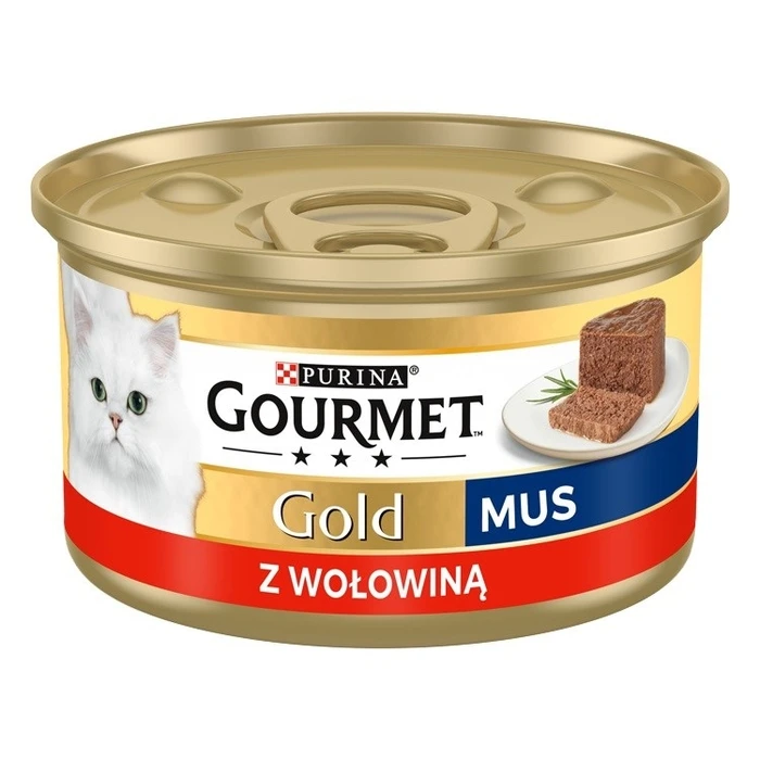 Υγρή Τροφή Γάτας GOURMET Gold Beef 85g