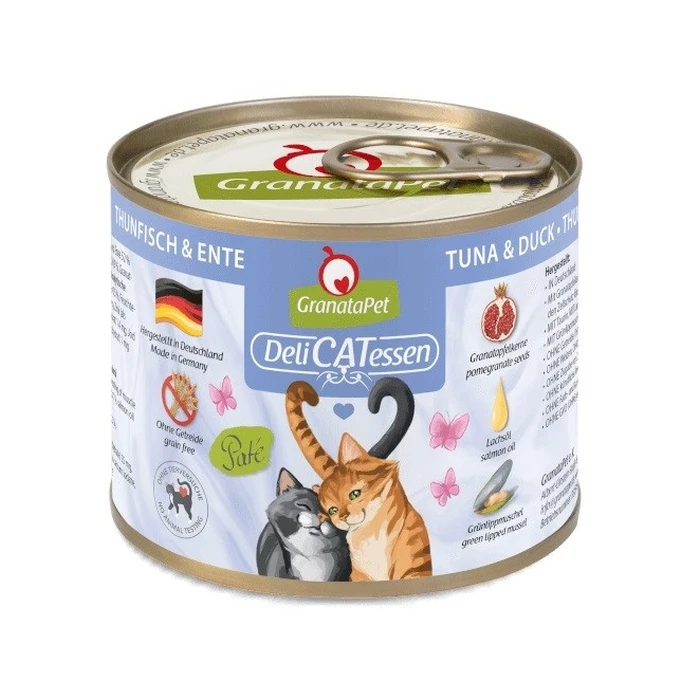 Υγρή Τροφή Γάτας Granata Pet DeliCATessen Tuna and duck 200g