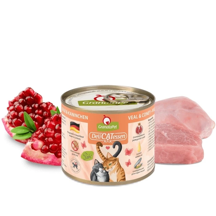Υγρή Τροφή Γάτας Granata Pet DeliCATessen Veal and coney 200g