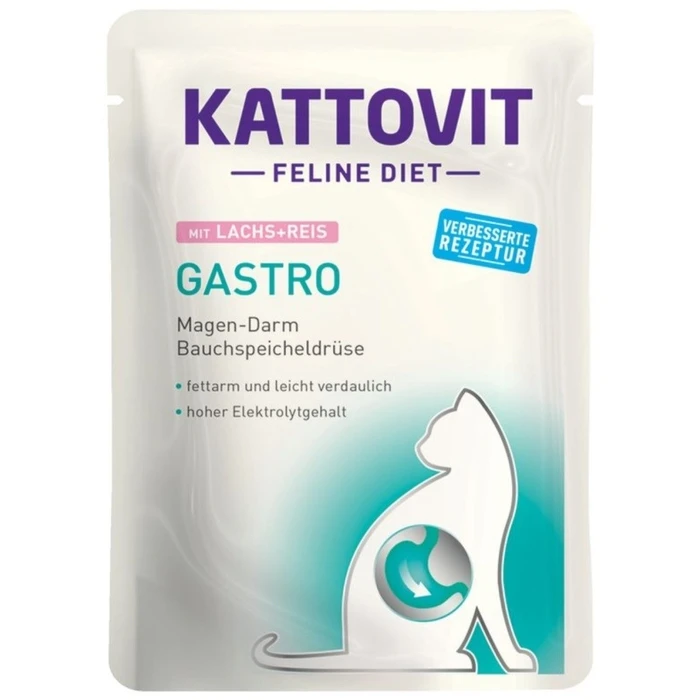 Υγρή Τροφή Γάτας Kattovit Feline Diet Gastro 12 x 85g