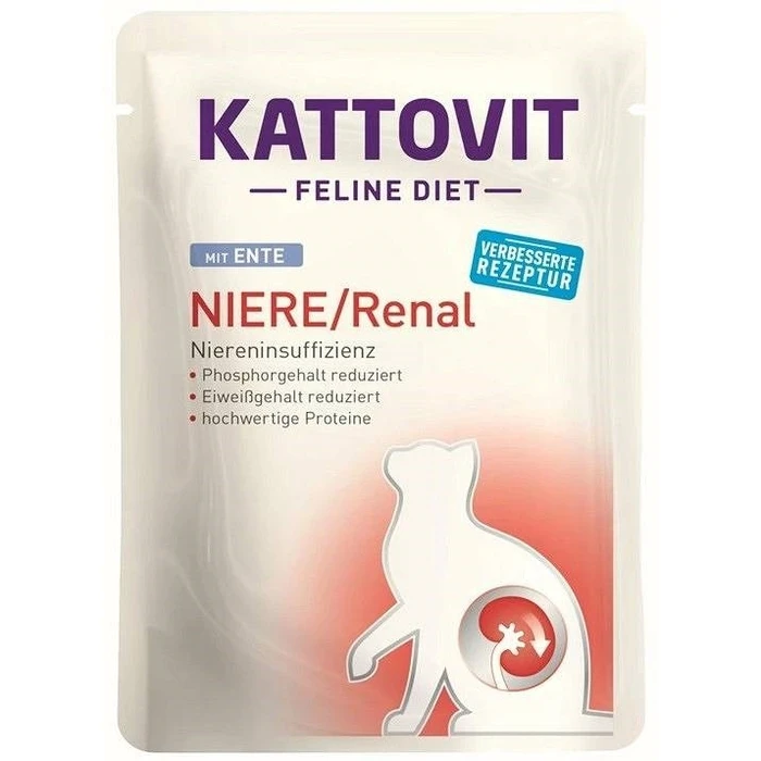 Υγρή Τροφή Γάτας Kattovit Feline Diet Niere/Renal 12 x 85g
