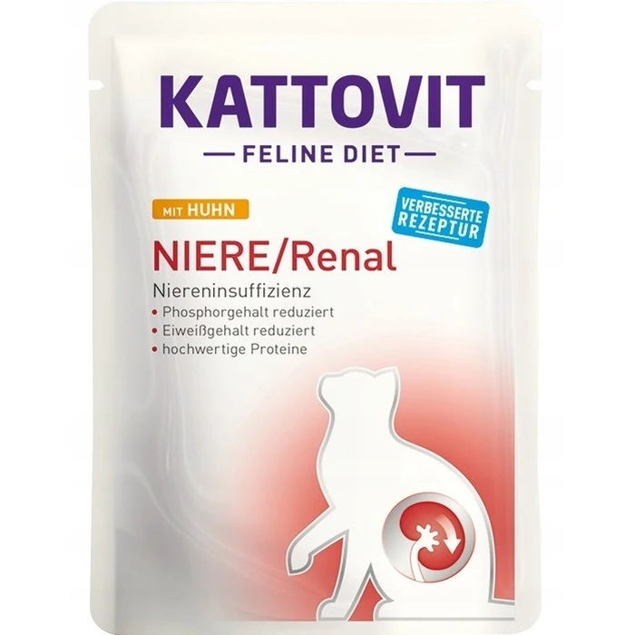 Υγρή Τροφή Γάτας Kattovit Feline Diet Niere/Renal 12 x 85g