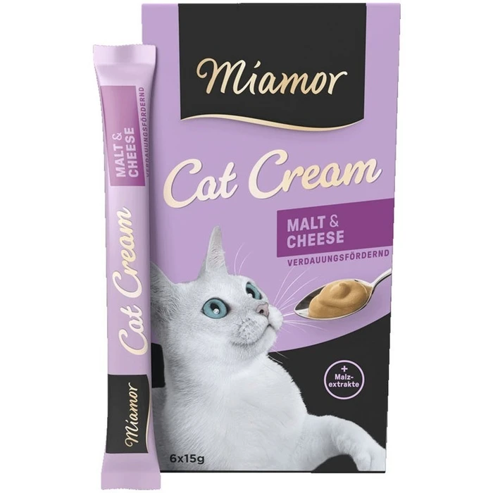 Υγρή Τροφή Γάτας Miamor Cat Cream Malt & Cheese 6x15g