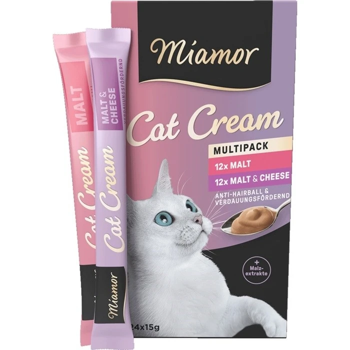 Υγρή Τροφή Γάτας Miamor Cat Cream Malt 24x15g