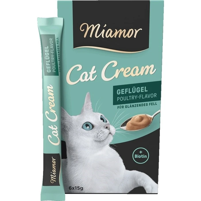 Υγρή Τροφή Γάτας Miamor Cat Cream Poultry 6x15g