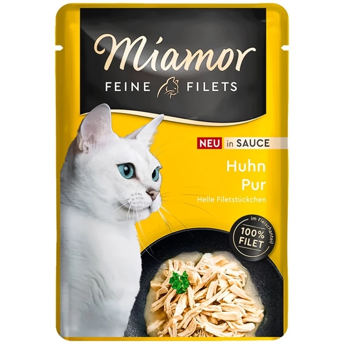 Υγρή Τροφή Γάτας Miamor Feine Filets Chicken in sauce 100g