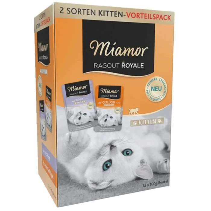 Υγρή Τροφή Γάτας Miamor Ragout Royale Kitten Mix in jelly 12x100g