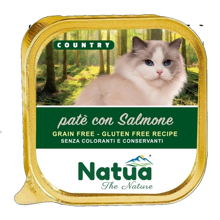 Υγρή Τροφή Γάτας Natua Country Salmon 100g