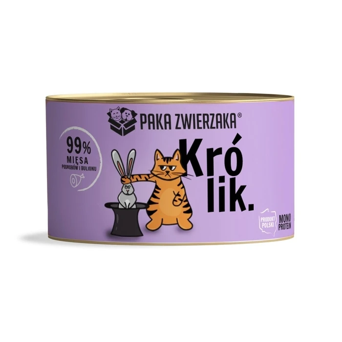 Υγρή Τροφή Γάτας Paka Zwierzaka Rabbit 200g