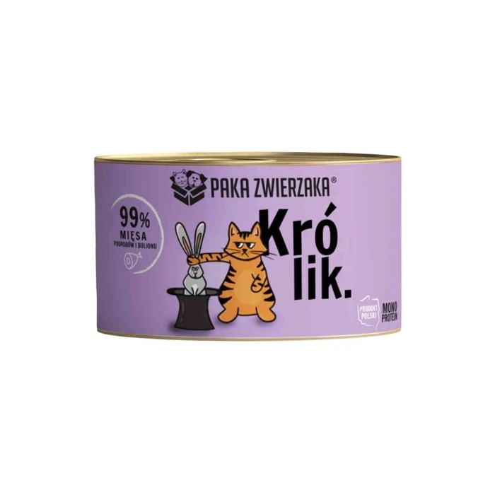 Υγρή Τροφή Γάτας Paka Zwierzaka Rabbit 200g