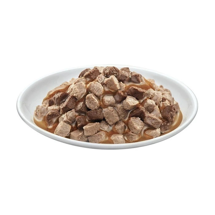 Υγρή Τροφή Γάτας Prevital XXL BOX Flavor Mix with Chicken, Veal, Salmon, and Liver in Gravy 48 x 100g