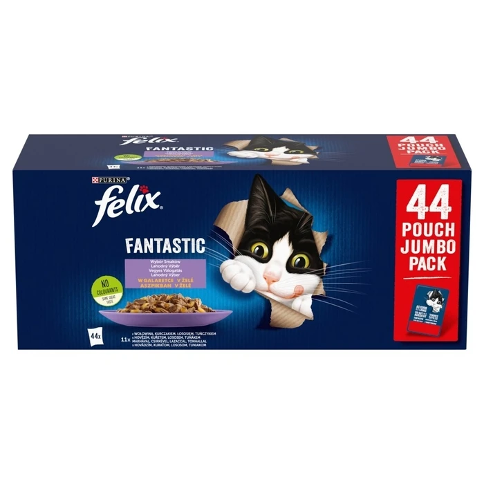 Υγρή Τροφή Γάτας Purina Felix Fantastic Mix in jelly 44 x 85g