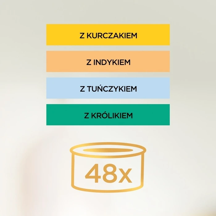 Υγρή Τροφή Γάτας Purina Gourmet Gold Mousse 48x85g