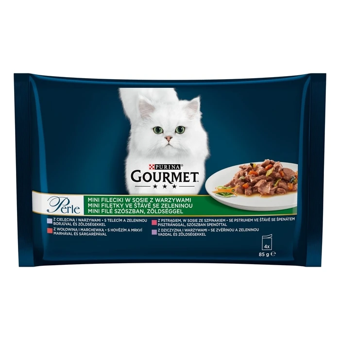 Υγρή Τροφή Γάτας Purina GRMT PERLE GIGMV BEEF CRT cats moist food 85 g
