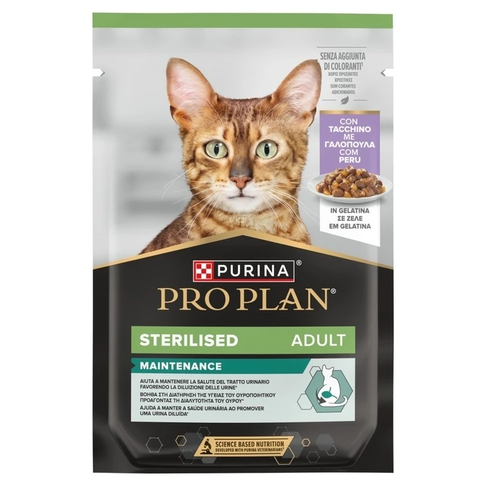 Υγρή Τροφή Γάτας Purina Pro Plan Sterilised Adult Maintenance Turkey in jelly 85g