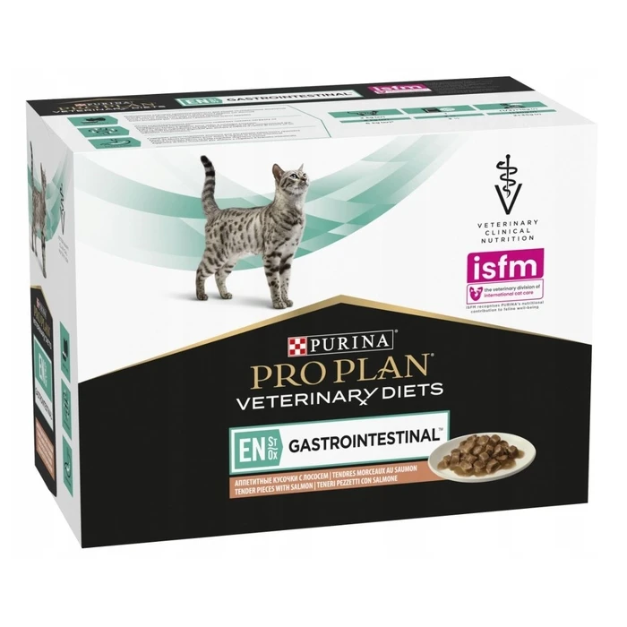 Υγρή Τροφή Γάτας Purina Pro Plan Veterinary Diets EN St/Ox Gastrointestinal Salmon 10x85 g
