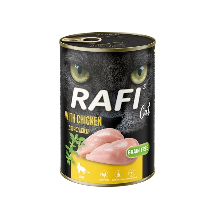 Υγρή Τροφή Γάτας RAFI Cat Adult with chicken 400g