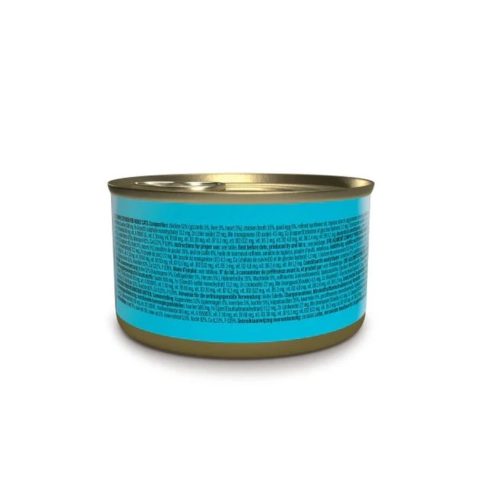 Υγρή Τροφή Γάτας Schesir After Dark Chicken fillet with quail egg in broth 80g