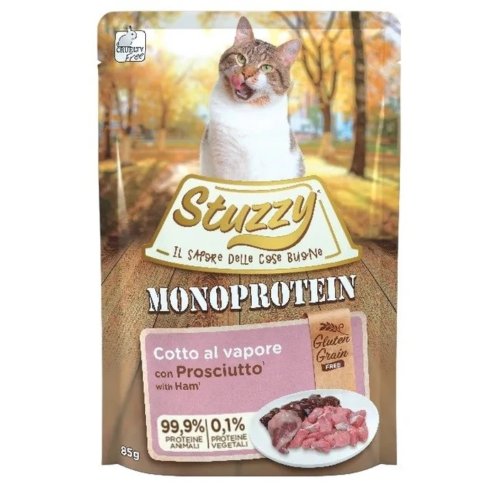 Υγρή Τροφή Γάτας Stuzzy Monoprotein Ham 85 g