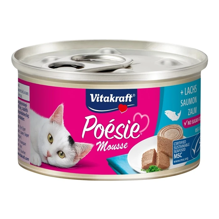 Υγρή Τροφή Γάτας Vitakraft POESIE mousse salmon 85 g